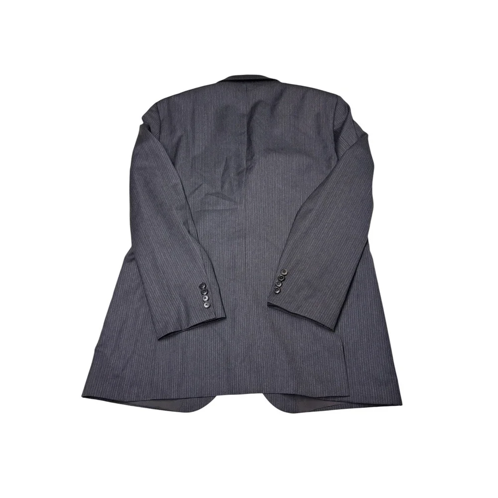 Hugo Boss The Grand Central Mens 44L Pinstripe  Grey 2 Button Suit‎ W38xL35